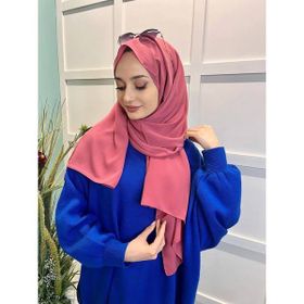 Siyane 00737 Gül Kurusu Scarf Medine İpeği Şal