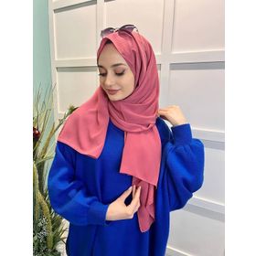 Siyane 00737 Gül Kurusu Scarf Medine İpeği Şal