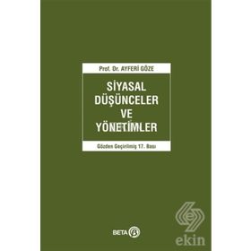 SIYASAL DÜŞÜNCELER VE YÖNETIMLER - AYFERI GÖZE