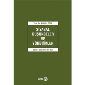 Siyasal Düşünceler ve Yönetimler - Beta Basım Yayım