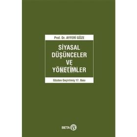 Siyasal Düşünceler ve Yönetimler - Beta Basım Yayım