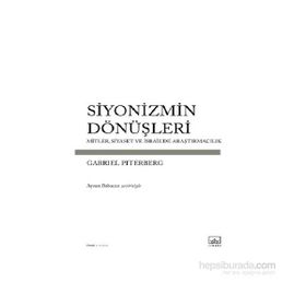 Siyonizmin Dönüşleri - Gabriel Piterberg
