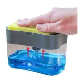 Sizin Sepetiniz Pompalı Sünger Hazneli 380 ml Sıvı Sabunluk