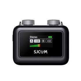 SJCam M1 Profesyonel 1TX + 1 RX 100 dB Tek Vericili Gürültü Engelleyici SNR LCD Ekran Stüdyo Mikrofonu