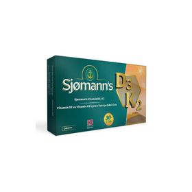 Sjomann's Vitamin D3 K2 30 Tablet Jel