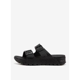 Skechers 111378 BBK Arch Fit Footsteps Kadın Siyah Günlük Stil Terlik