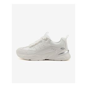 Skechers 117355 OFWT BBobs Bamina - Star Strikez Beyaz Kadın Spor Ayakkabı