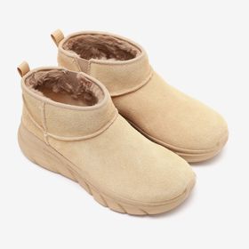 Skechers 117390 SAND Bobs B Flex Hi-hi Frost Bej Kadın Bot