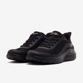 Skechers 117483 BBK Bobs Squad Waves Siyah Kadın Spor Ayakkabı