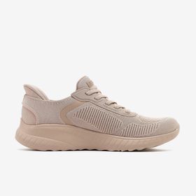 Skechers 117497 NAT Bobs Squad Chaos Current Muse Bej Kadın Spor Ayakkabı