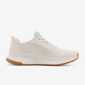 Skechers 117740 WHT Bobs Squad 4 Key Look Beyaz Kadın Spor Ayakkabı