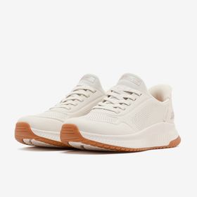 Skechers 117740 WHT Bobs Squad 4 Key Look Beyaz Kadın Spor Ayakkabı