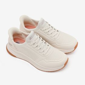Skechers 117740 WHT Bobs Squad 4 Key Look Beyaz Kadın Spor Ayakkabı