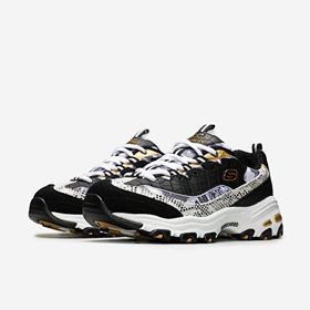 Skechers 11918-BWGD D'lites Runway Ready Siyah Kadın Spor Ayakkabı