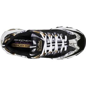 Skechers 11918-BWGD D'lites Runway Ready Siyah Kadın Spor Ayakkabı