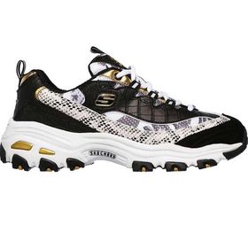 Skechers 11918-BWGD D'lites Runway Ready Siyah Kadın Spor Ayakkabı