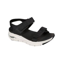 Skechers 119247 BLK Arch Fit Touristy Siyah Kadın Sandalet