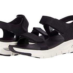 Skechers 119247 BLK Arch Fit Touristy Siyah Kadın Sandalet