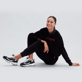 Skechers 11930-BKW D'lites-Biggest Fan Siyah Kadın Spor Ayakkabı