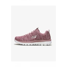 Skechers 12614 MVE Graceful-Twisted Fortune Pembe Kadın Spor Ayakkabı