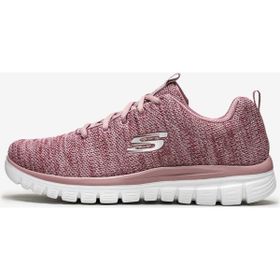 Skechers 12614 MVE Graceful-Twisted Fortune Pembe Kadın Spor Ayakkabı