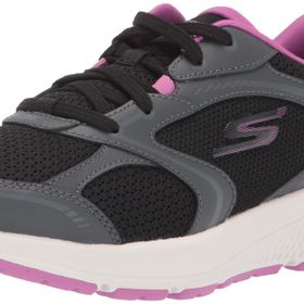 Skechers 128280 BKPR Go Run Consistent Anahita Siyah Mor Kadın Spor Ayakkabı
