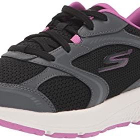 Skechers 128280 BKPR Go Run Consistent Anahita Siyah Mor Kadın Spor Ayakkabı