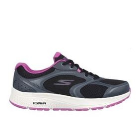 Skechers 128280 BKPR Go Run Consistent Anahita Siyah Mor Kadın Spor Ayakkabı