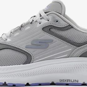 Skechers 128606-GYLV Go Run Consistent 2.0 Gri Kadın Koşu Ayakkabısı