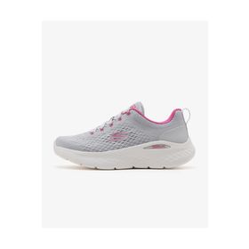 Skechers 129423 GYPK Go Run Lite Gri Kadın Koşu Ayakkabısı
