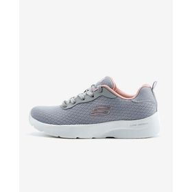 Skechers 12964TK LGPK Dynamight 2.0 Eye To Eye Gri Kadın Spor Ayakkabı