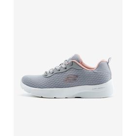 Skechers 12964TK LGPK Dynamight 2.0 Eye To Eye Gri Kadın Spor Ayakkabı