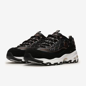 Skechers 13087-BKRG D'lites - Glamour Feels Siyah Kadın Spor Ayakkabı