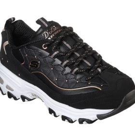Skechers 13087-BKRG D'lites - Glamour Feels Siyah Kadın Spor Ayakkabı