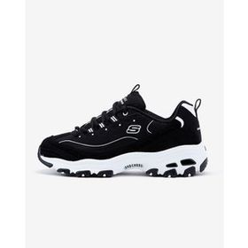 Skechers 13148 WBK Siyah Beyaz D'Lites-March Forward Kadın Spor Ayakkabı