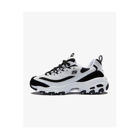 Skechers 13148 WBK Siyah Beyaz D'Lites-March Forward Kadın Spor Ayakkabı