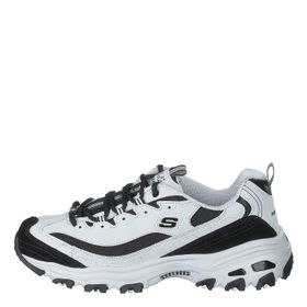 Skechers 13148 WBK Siyah Beyaz D'Lites-March Forward Kadın Spor Ayakkabı