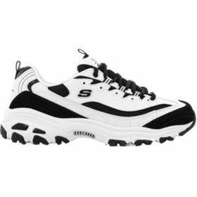 Skechers 13148 WBK Siyah Beyaz D'Lites-March Forward Kadın Spor Ayakkabı