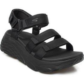 Skechers 140218-BBK Max Cushioning Lured Siyah Kadın Sandalet Terlik