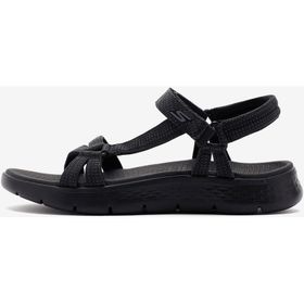 Skechers 141451 BBK Go Walk Flex Sandal Sublime Siyah Kadın Sandalet