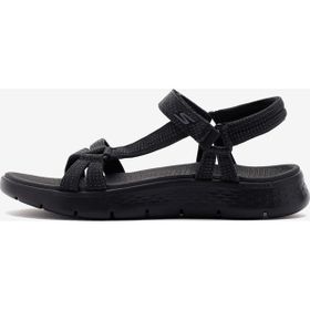 Skechers 141451 BBK Go Walk Flex Sandal Sublime Siyah Kadın Sandalet