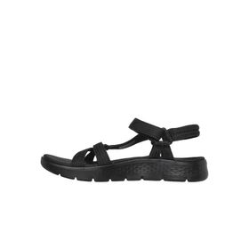 Skechers 141451 BBK Go Walk Flex Sandal Sublime Siyah Kadın Sandalet