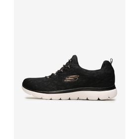 Skechers 149037 BKRG Summits - Leopard Spot Siyah Kadın Spor Ayakkabı