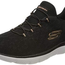 Skechers 149037 BKRG Summits - Leopard Spot Siyah Kadın Spor Ayakkabı