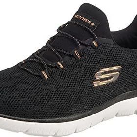 Skechers 149037 BKRG Summits - Leopard Spot Siyah Kadın Spor Ayakkabı