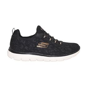 Skechers 149037 BKRG Summits - Leopard Spot Siyah Kadın Spor Ayakkabı
