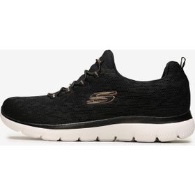Skechers 149037 BKRG Summits - Leopard Spot Siyah Kadın Spor Ayakkabı