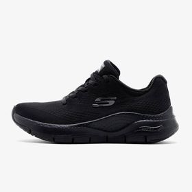 Skechers 149657TK BBK Real Smooth Dynamight 2.0 Siyah Kadın Spor Ayakkabı