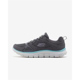 Skechers 150140TK CCAQ Track - Grand Scene Gri Kadın Spor Ayakkabı