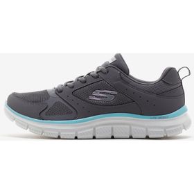 Skechers 150140TK CCAQ Track - Grand Scene Gri Kadın Spor Ayakkabı